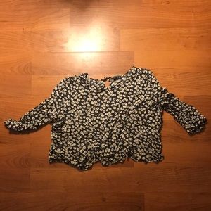 Pins & needles flowy crop top